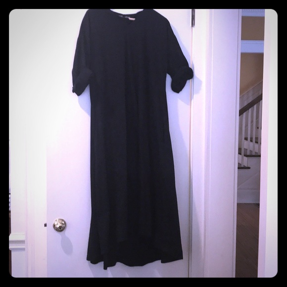 Black maxi maternity dress - Picture 1 of 2